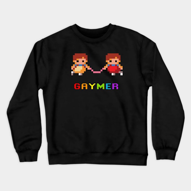 Gaymer Crewneck Sweatshirt by RussellTateDotCom